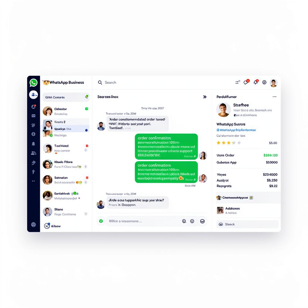 ChatMint WhatsApp shared inbox dashboard with conversation thread and customer profile